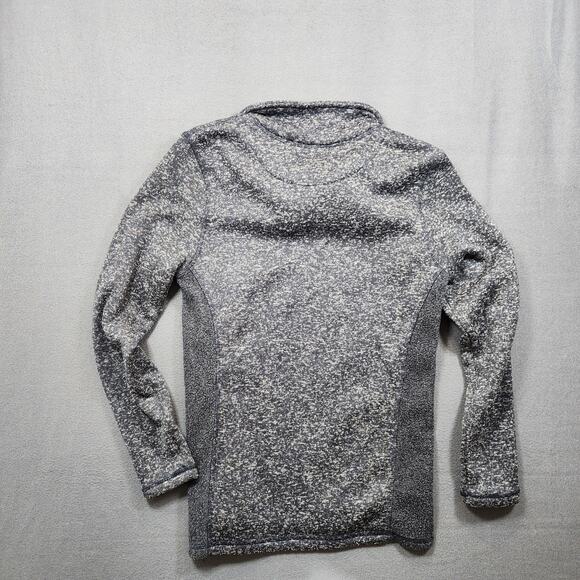 BKE Mens Sweater Large Grey Heathered 1/4 Snap Stretch Long Sleeve Preppy Casual - Picture 13 of 13